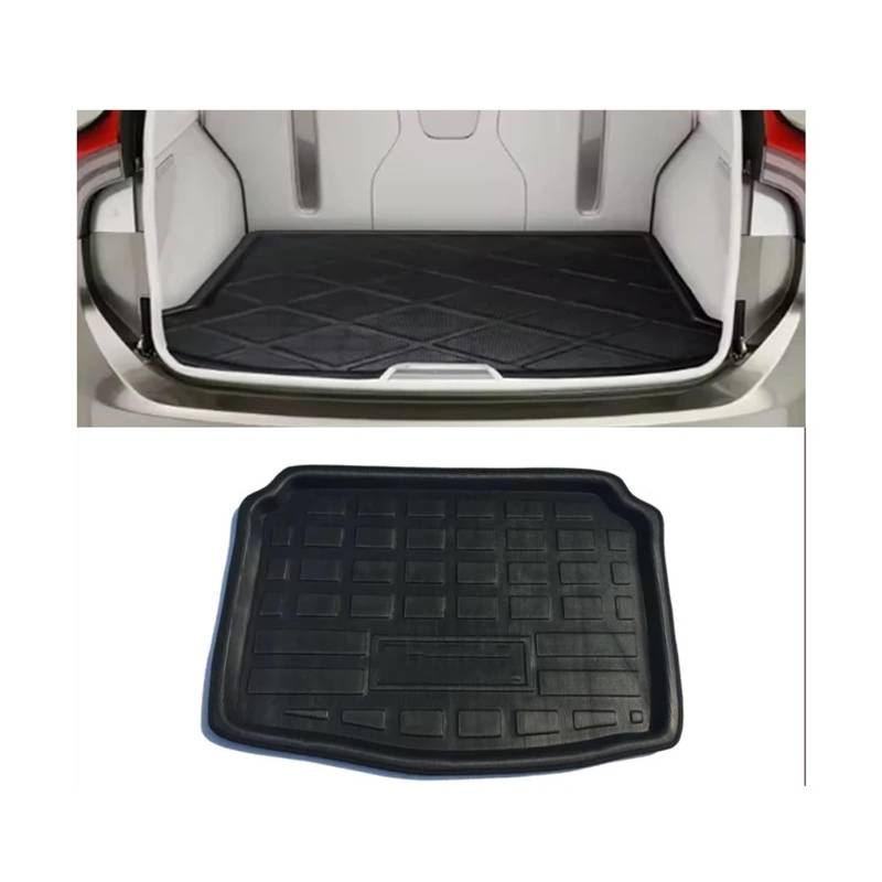 Trunk Mat Kofferraummatte Für Skoda Für Fabia 5J Zubehör 2007-2014 2013 2012 2011 Gepäckfach Wasserdichter Bodenbelag Autoteil-Werkzeug Kofferraumwanne von ASFDSG