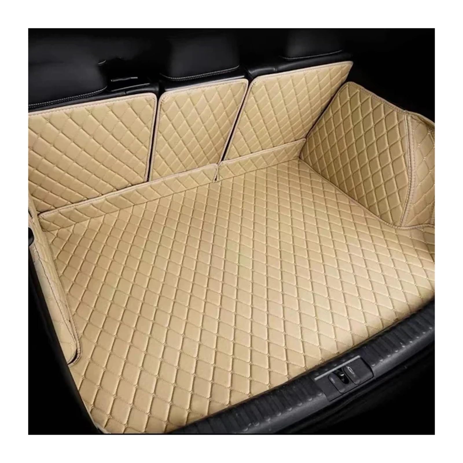Trunk Mat Kofferraummatte Für Z4 G29 2018~2022 2-Sitzer wasserdichte Leder-Automatten Luxuriöses Leder-Kofferraum-Aufbewahrungspad Zubehör Kofferraumwanne(Beige 3D) von ASFDSG