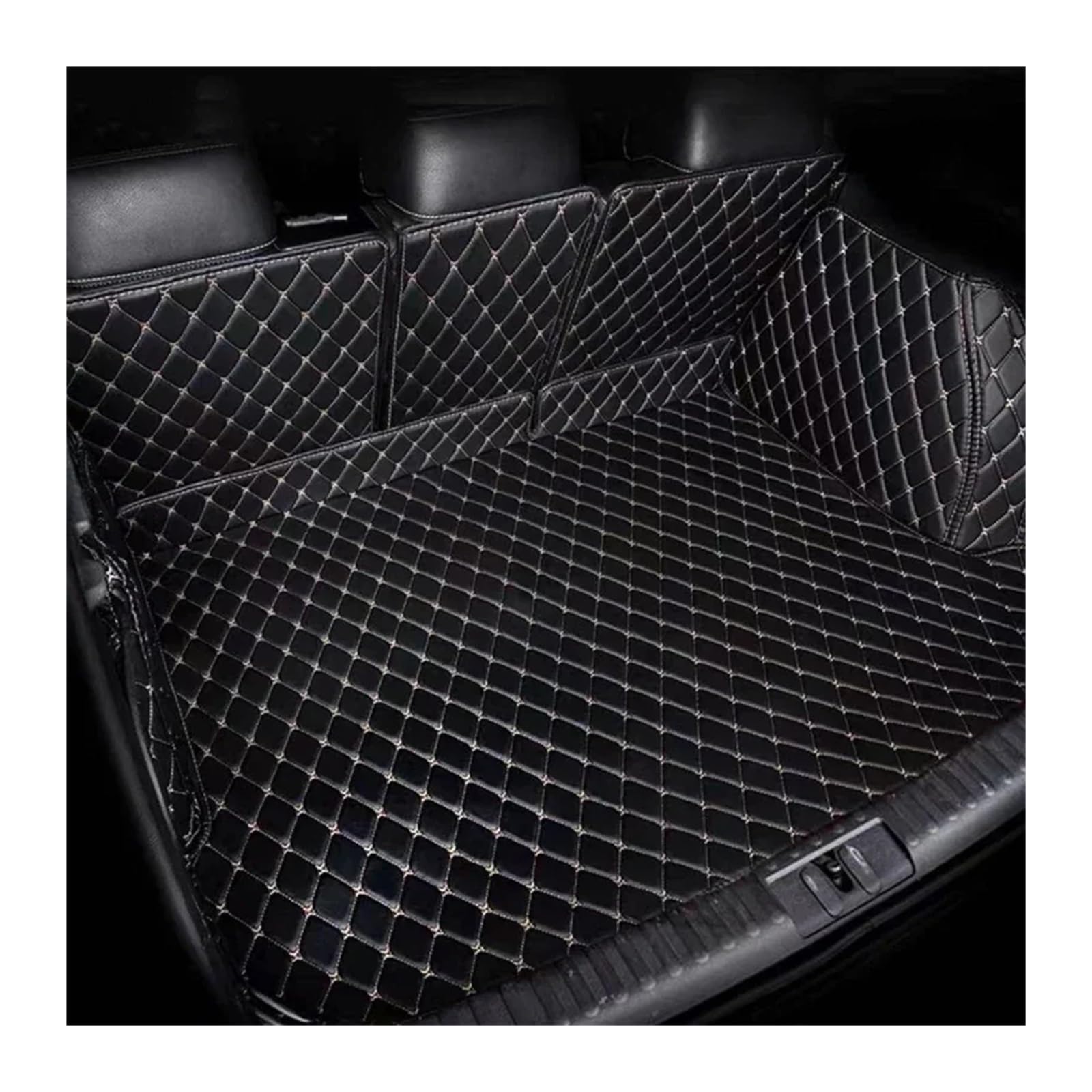Trunk Mat Kofferraummatte Für Z4 G29 2018~2022 2-Sitzer wasserdichte Leder-Automatten Luxuriöses Leder-Kofferraum-Aufbewahrungspad Zubehör Kofferraumwanne(Black Beig 3D) von ASFDSG
