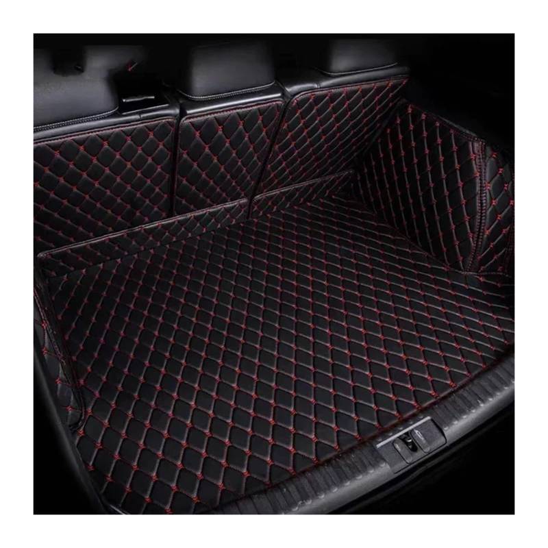 Trunk Mat Kofferraummatte Für Z4 G29 2018~2022 2-Sitzer wasserdichte Leder-Automatten Luxuriöses Leder-Kofferraum-Aufbewahrungspad Zubehör Kofferraumwanne(Black red 3D) von ASFDSG