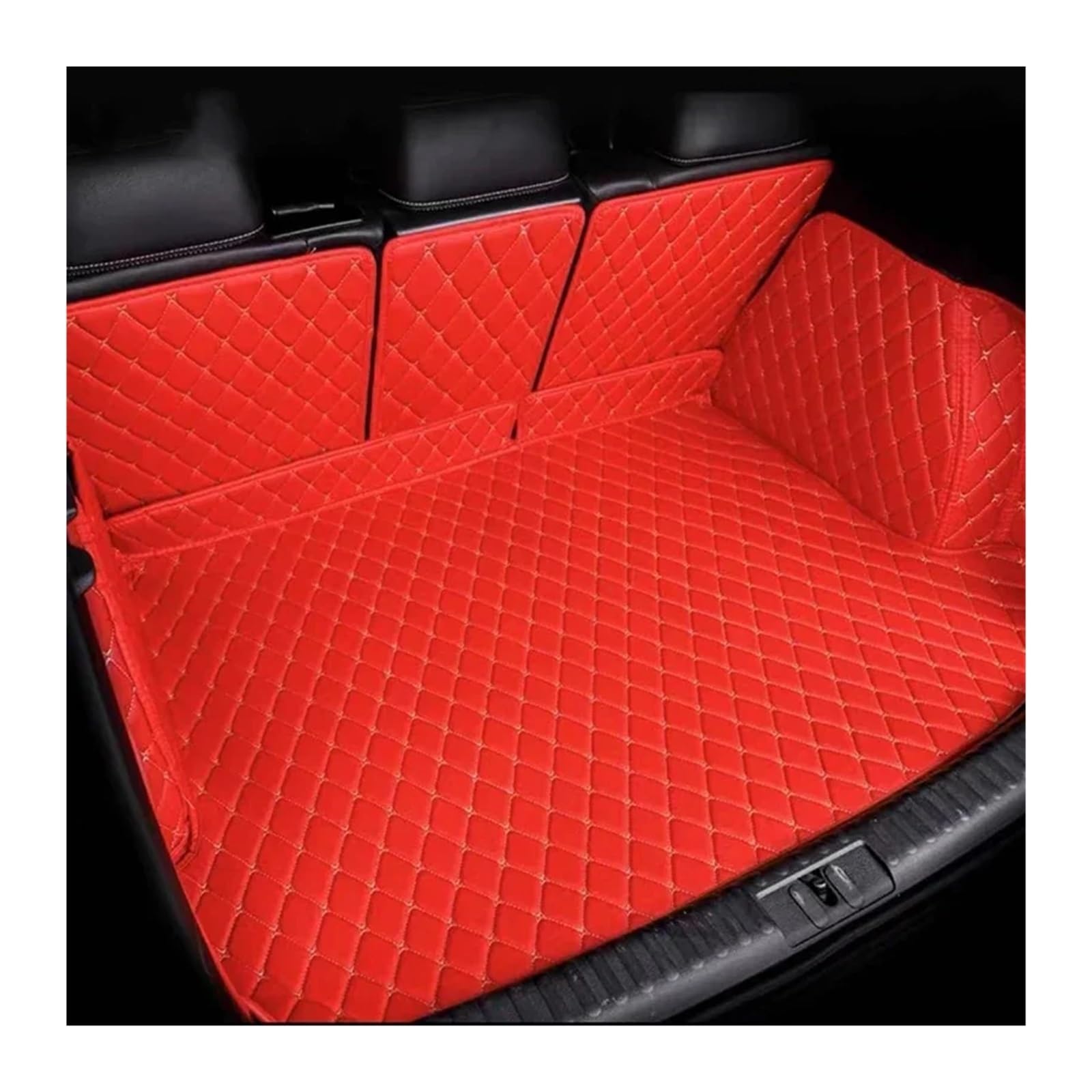 Trunk Mat Kofferraummatte Für Z4 G29 2018~2022 2-Sitzer wasserdichte Leder-Automatten Luxuriöses Leder-Kofferraum-Aufbewahrungspad Zubehör Kofferraumwanne(Red 3D) von ASFDSG