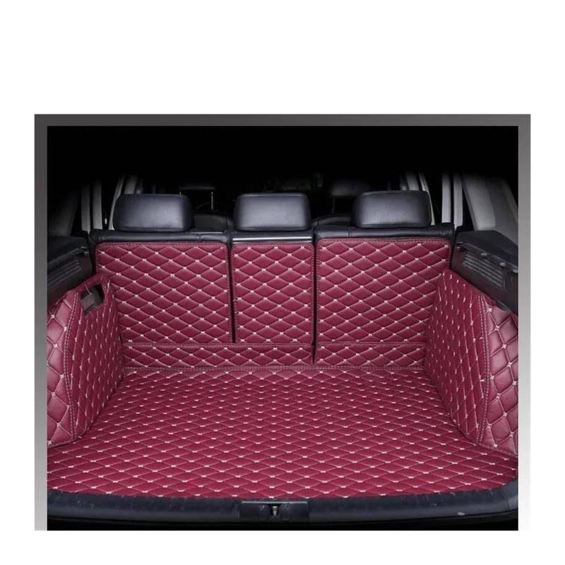 Trunk Mat Kofferraummatte Für Z4 G29 2018~2022 2-Sitzer wasserdichte Leder-Automatten Luxuriöses Leder-Kofferraum-Aufbewahrungspad Zubehör Kofferraumwanne(Wine red 3D) von ASFDSG