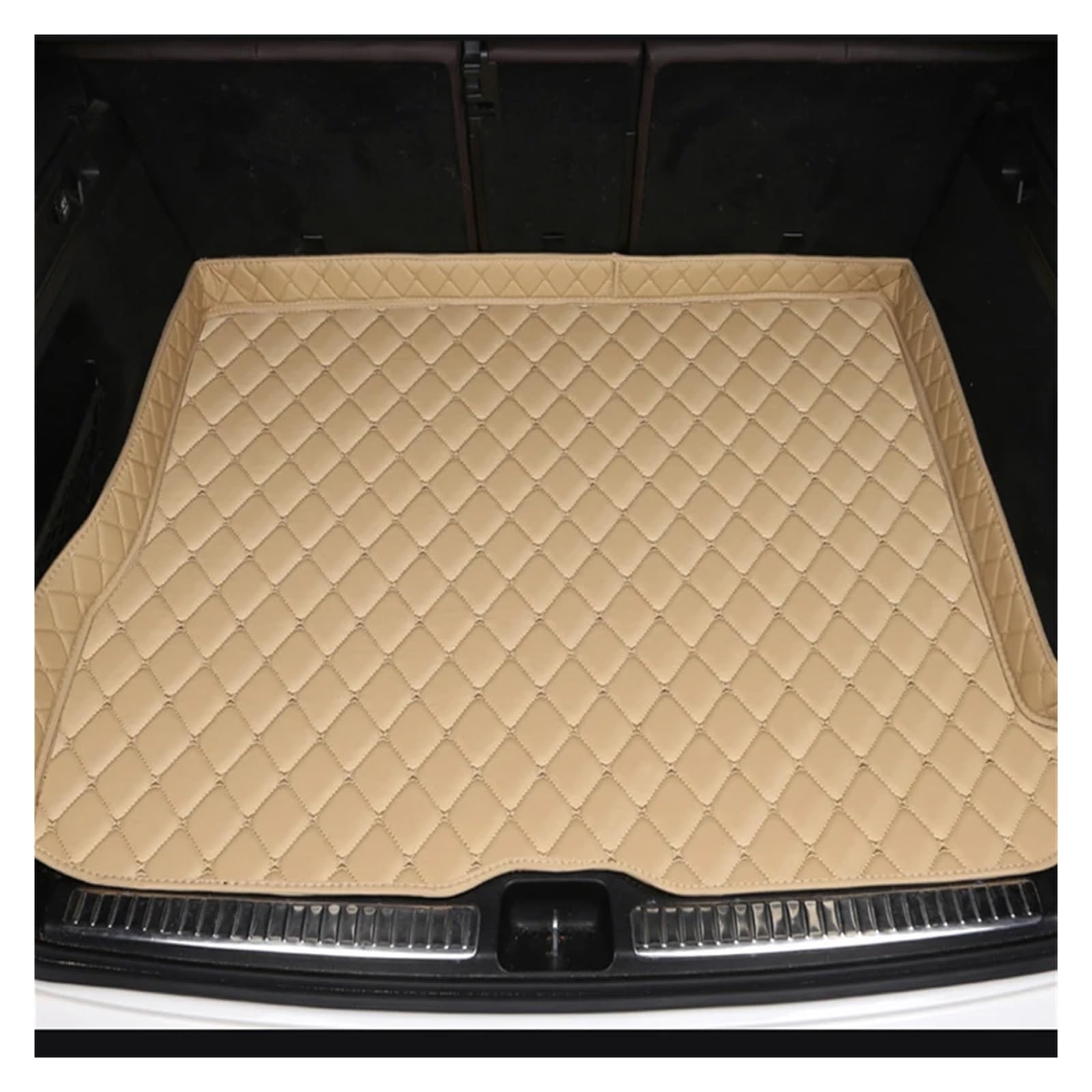 Trunk Mat Kofferraummatten Für Alfa Für Romeo Für Stelvio 2017–2022 Autozubehör Autoartikel Innenausstattung Kofferraumwanne(Beige) von ASFDSG