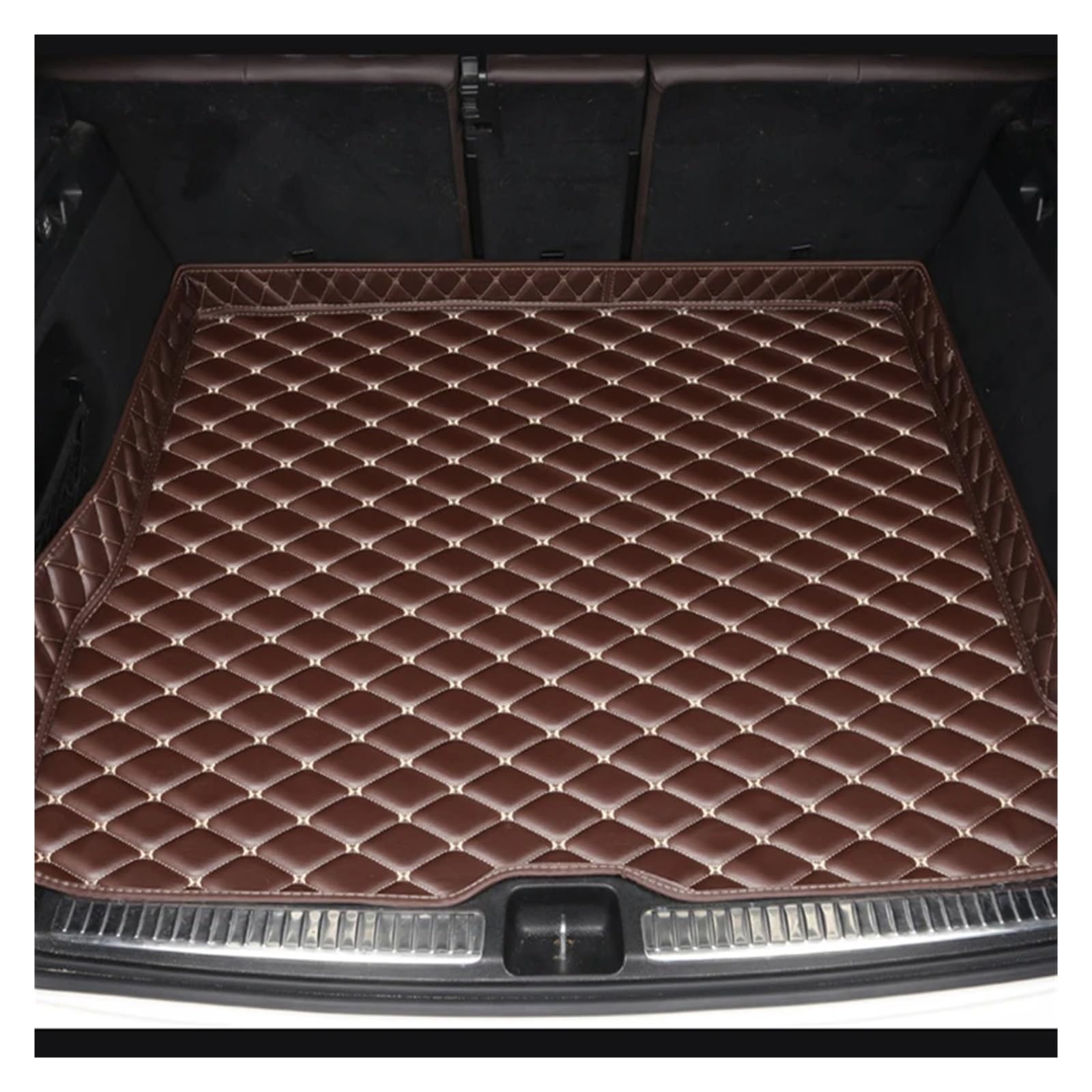 Trunk Mat Kofferraummatten Für Alfa Für Romeo Für Stelvio 2017–2022 Autozubehör Autoartikel Innenausstattung Kofferraumwanne(Kaffee) von ASFDSG