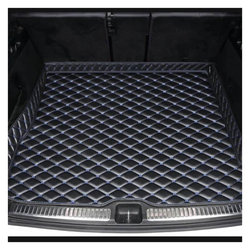 Trunk Mat Kofferraummatten Für Alfa Für Romeo Für Stelvio 2017–2022 Autozubehör Autoartikel Innenausstattung Kofferraumwanne(Schwarz Blau) von ASFDSG