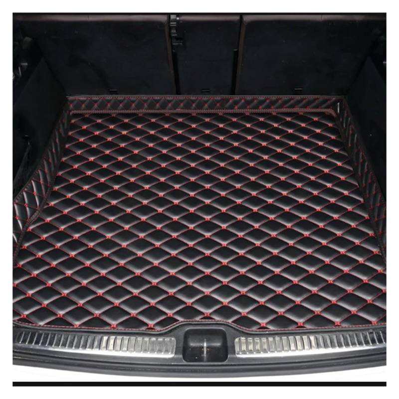 Trunk Mat Kofferraummatten Für Alfa Für Romeo Für Stelvio 2017–2022 Autozubehör Autoartikel Innenausstattung Kofferraumwanne(Schwarz Rot) von ASFDSG