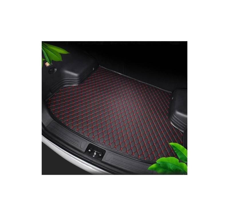 Trunk Mat Kofferraummatten Für Aveo Für Schräghecklimousinen 2016 2015 2014 2013 2012 2011 Kofferraumwanne Cargo Foot Pads Produkte Teile Kofferraumwanne(Black with Red) von ASFDSG