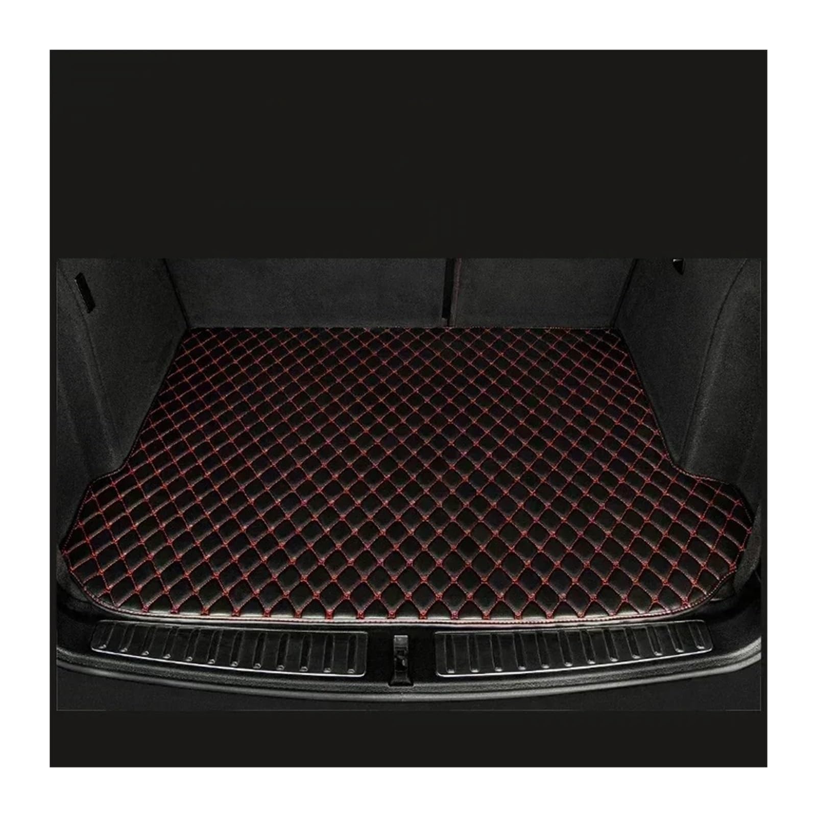 Trunk Mat Kofferraummatten Für Civic Für Fließheck 2023 2022 Fahrzeug-Cargo-Liner-Teppiche Auto-Innenausstattung Wasserdichter Ersatz Kofferraumwanne(Black with Red) von ASFDSG