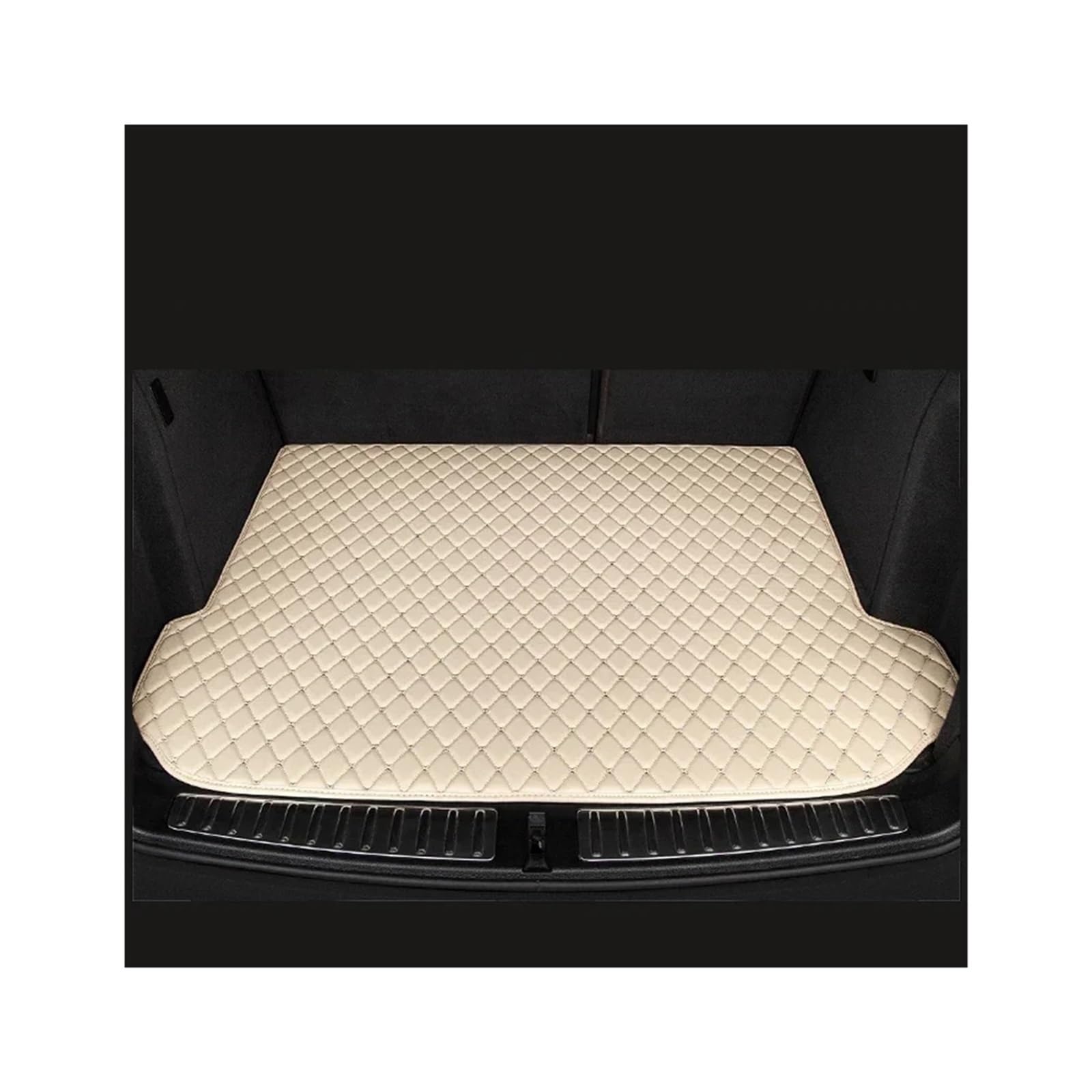 Trunk Mat Kofferraummatten Für HR-V Für HRV 2023 Kofferraumwanne Laderaumwanne Cargo-Fußpolster Zubehör Produkt Kofferraumwanne(Beige) von ASFDSG