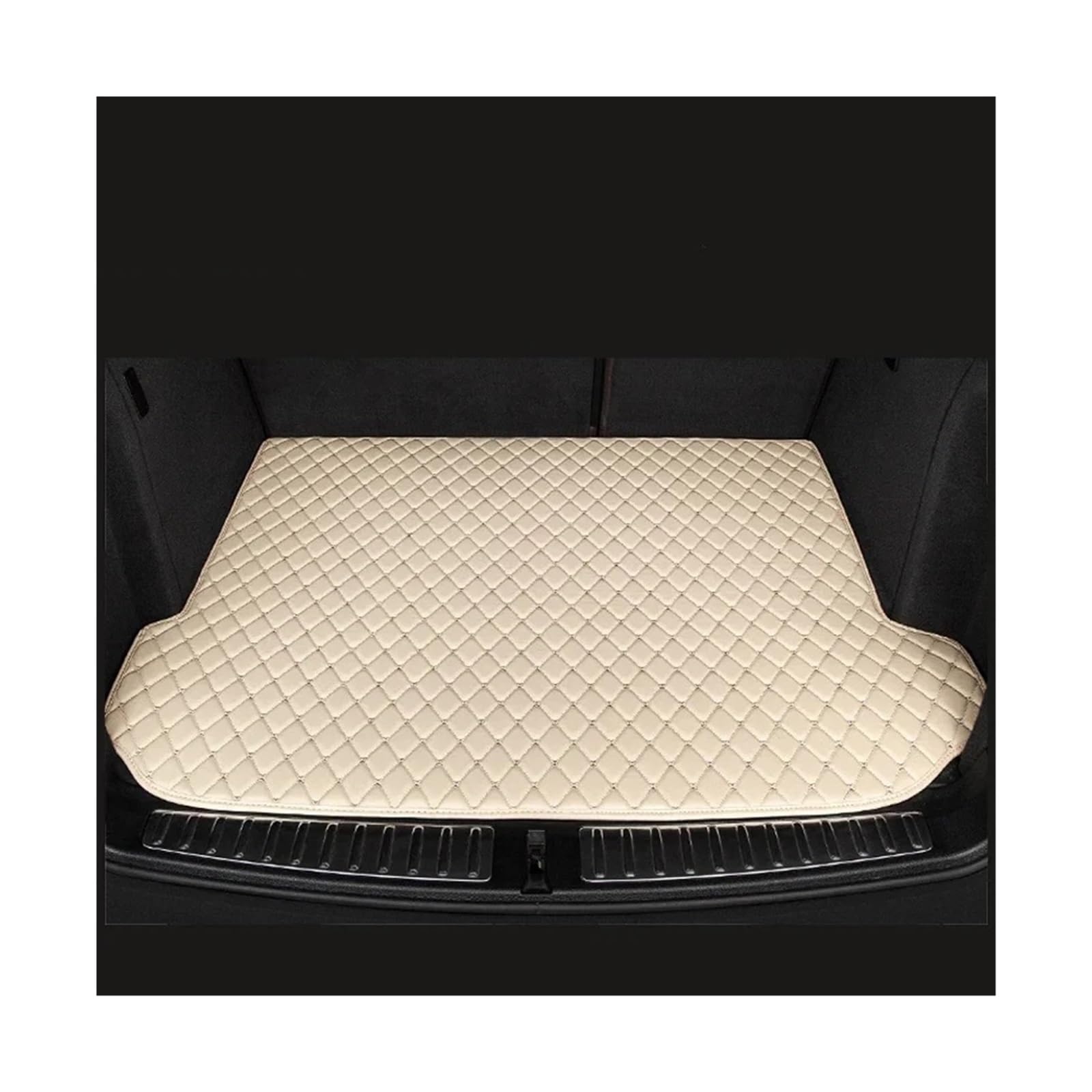 Trunk Mat Kofferraummatten Für Hyundai Für Equus 2013 2012 2011 2010 2009 Kofferraumwanne Frachtfußpolster Zubehör Produkte Teile Kofferraumwanne(Beige) von ASFDSG