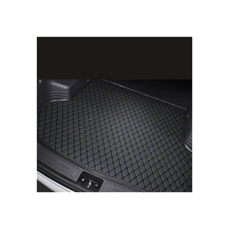 Trunk Mat Kofferraummatten Für Hyundai Für Ix35 2010 2011 2012 2013 2014 2015 2016 2017 Cargo Liner Innenausstattung Ersatz Wasserdicht Kofferraumwanne(Black with Black) von ASFDSG