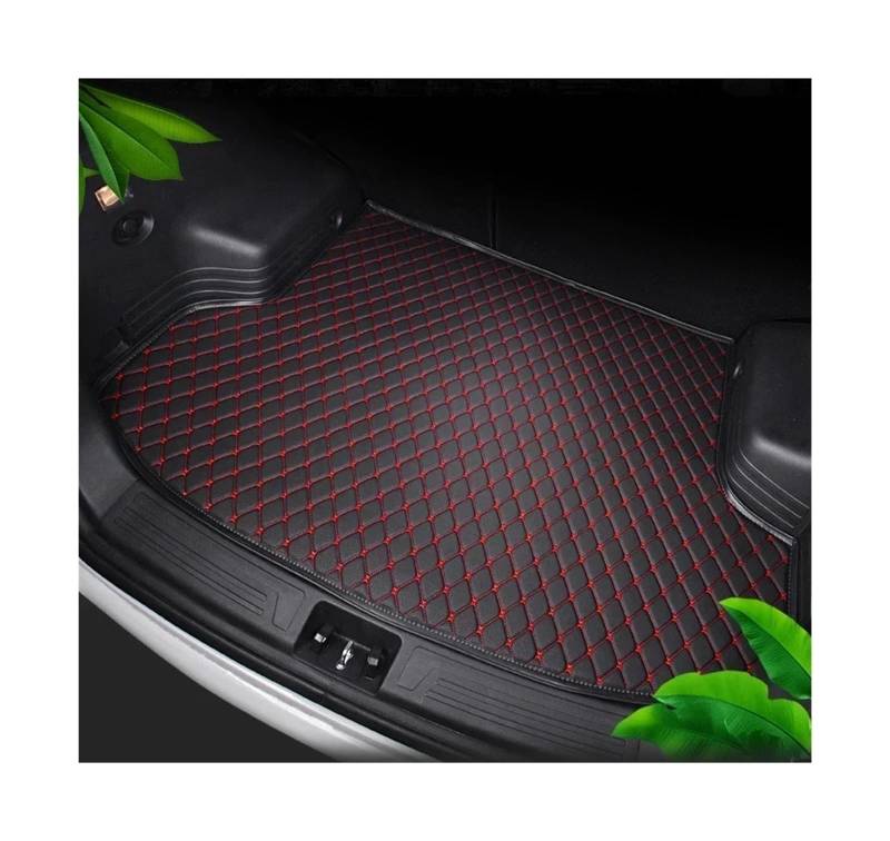 Trunk Mat Kofferraummatten Für Infiniti Für QX60 2022 2023 2024 Kofferraumwanne Laderaumwanne Zubehör Produkte rutschfeste Teppiche Kofferraumwanne(Black with Red) von ASFDSG