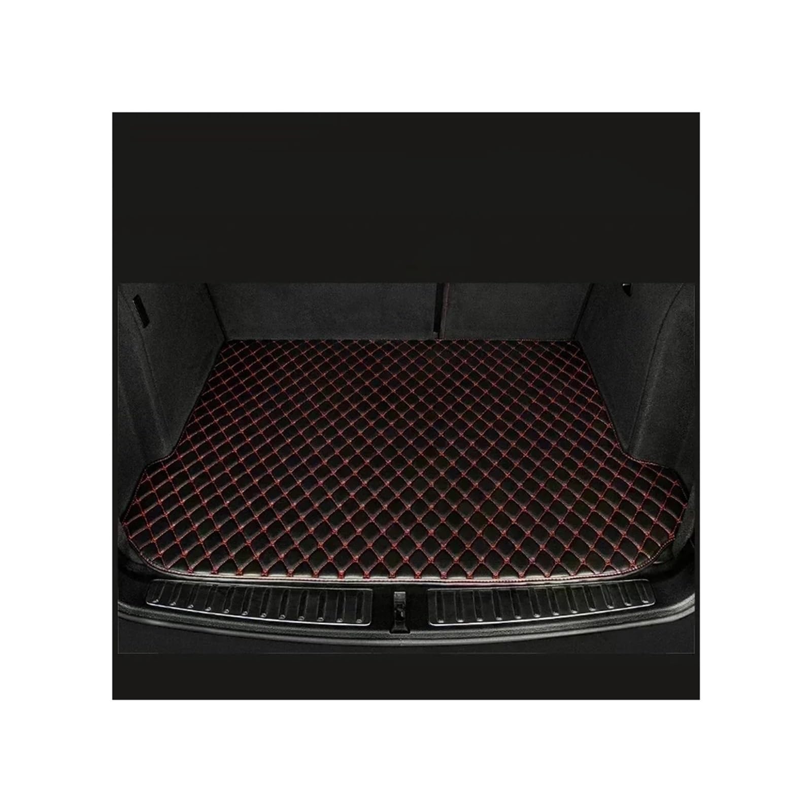 Trunk Mat Kofferraummatten Für Jeep Für Patriot 2015 2014 2013 2012 2011 2010 2009 Abdeckungen Cargo-Liner Teppiche Innenausstattung Autoteile Kofferraumwanne(Black with Red) von ASFDSG