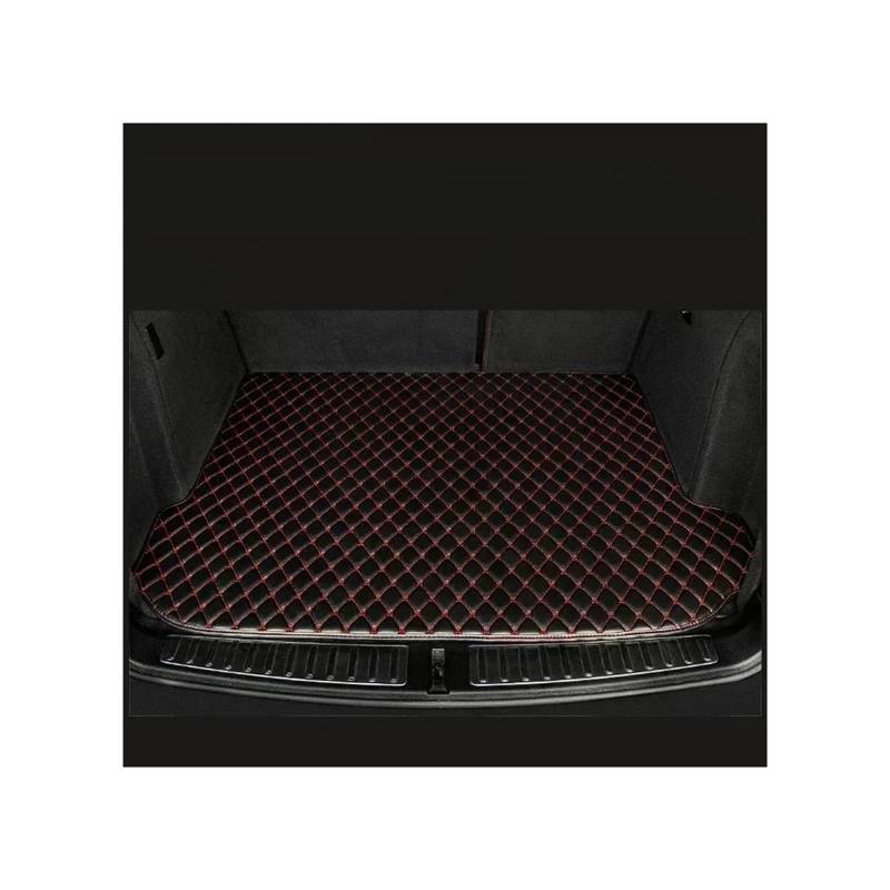 Trunk Mat Kofferraummatten Für Jeep Für Patriot 2015 2014 2013 2012 2011 2010 2009 Abdeckungen Cargo-Liner Teppiche Innenausstattung Autoteile Kofferraumwanne(Black with Red) von ASFDSG