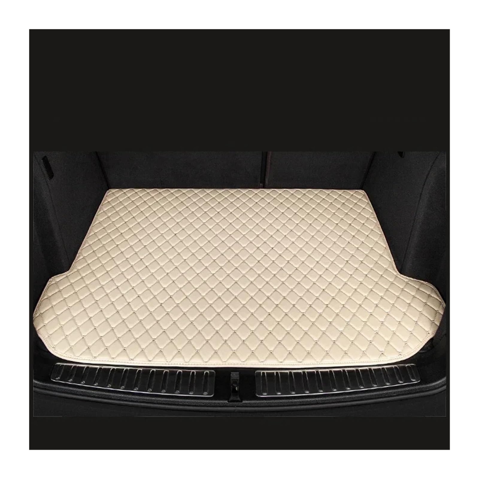Trunk Mat Kofferraummatten Für Jeep Für Wrangler 4-Türer 2008 2009 2010 Abdeckungen Cargo-Liner Teppich Innenausstattung Autos Wasserdicht Kofferraumwanne(Beige) von ASFDSG
