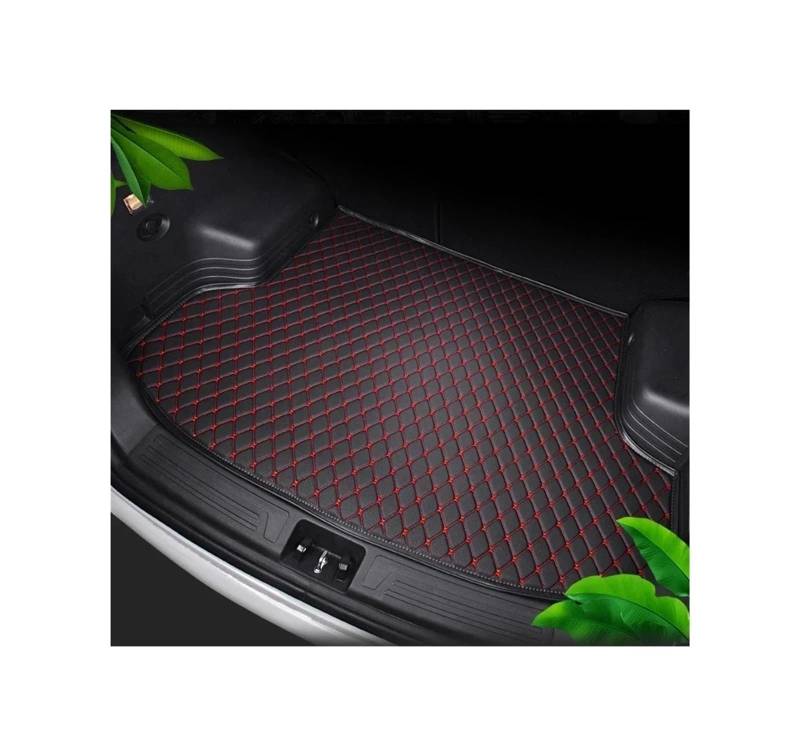 Trunk Mat Kofferraummatten Für Skoda Für Octavia 2021 Kofferraumwanne Laderaumwanne Laderaumwanne Zubehör Schutz Staubdichte Abdeckungen Kofferraumwanne(Black with Red) von ASFDSG