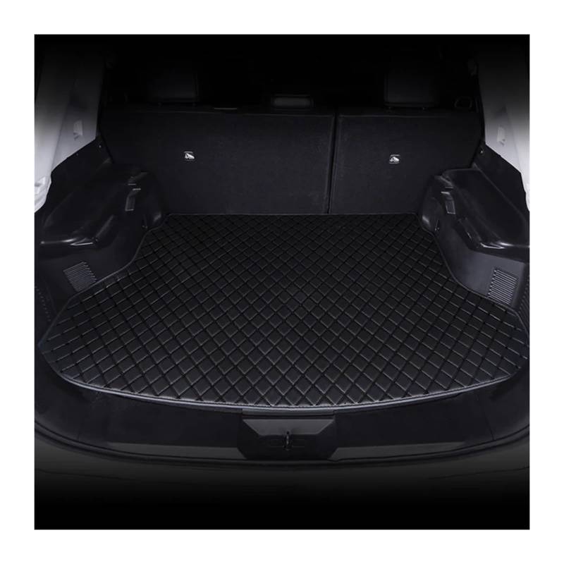 Trunk Mat Kunstleder-Kofferraummatte Hintere Kofferraumschutzmatte Autoinnenausstattung Für A4 2017–2022 Kofferraumwanne(Schwarz) von ASFDSG