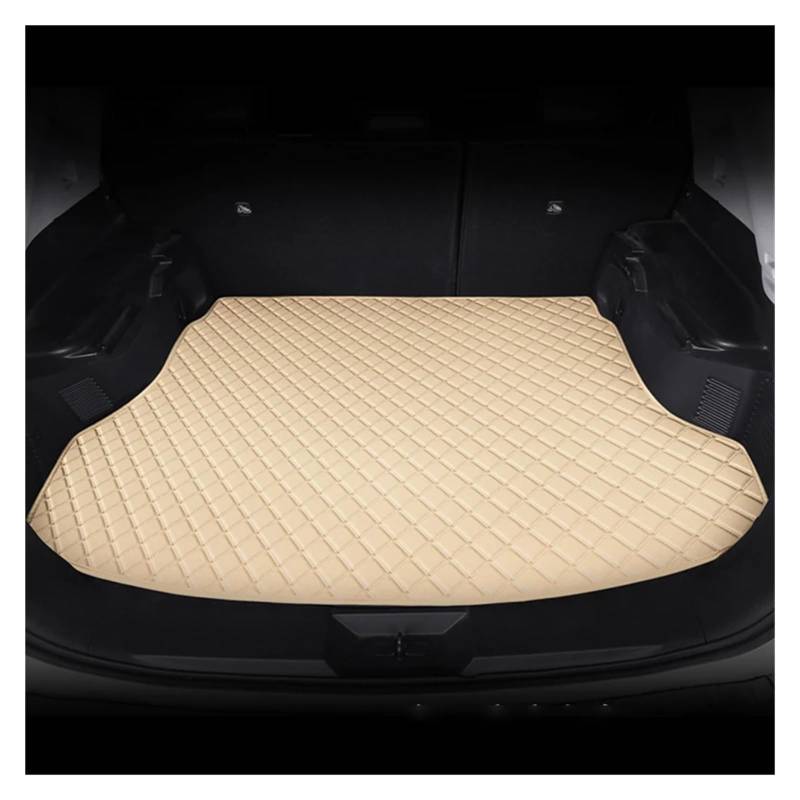 Trunk Mat Kunstleder-Kofferraummatte Hintere Kofferraumschutzmatte Autoinnenausstattung Für A6L 2005–2011 Kofferraumwanne(Beige) von ASFDSG