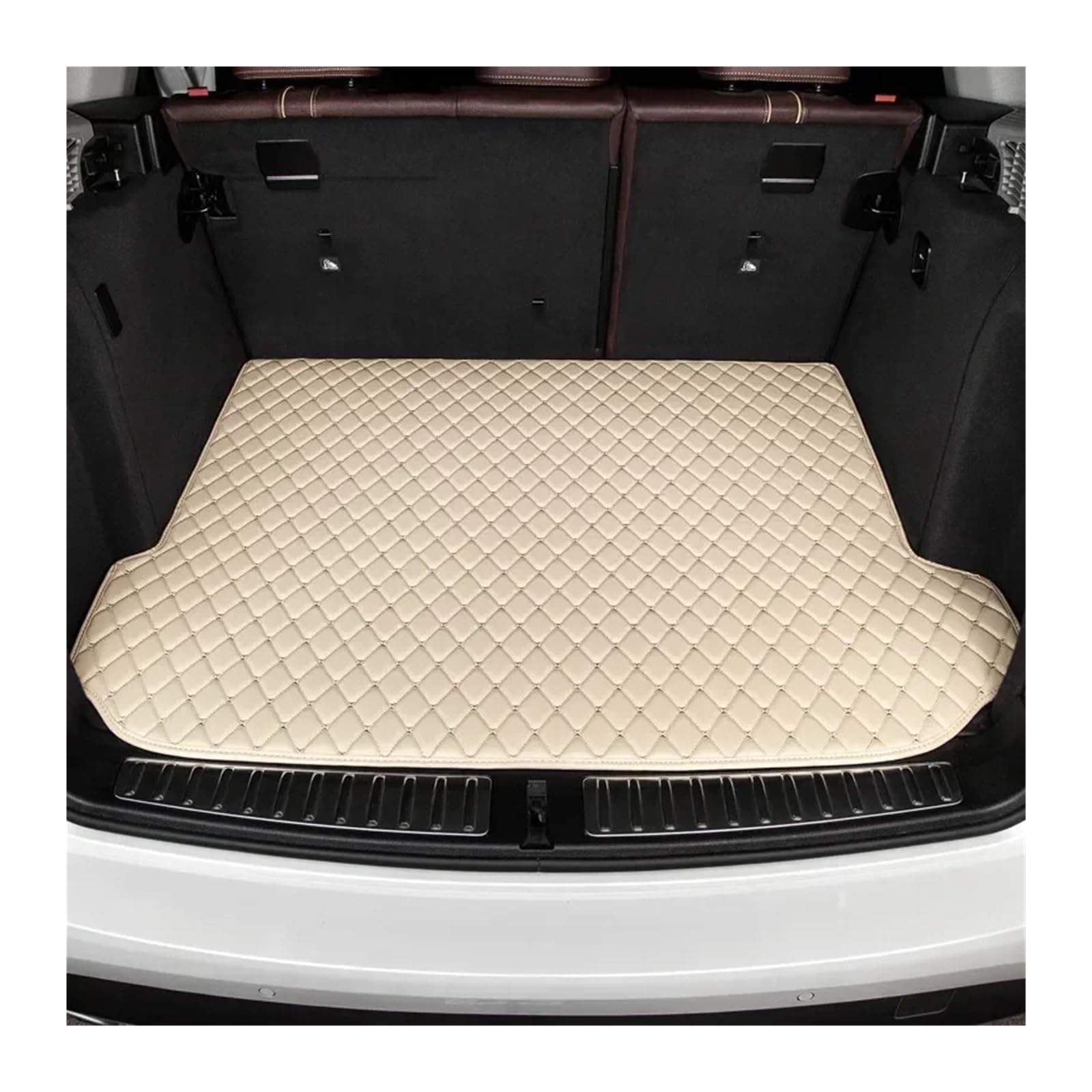 Trunk Mat Stilvolle Kofferraummatten Für F45 2er F46 F22 F23 Innenraum Autozubehör Kofferraumwanne(Beige) von ASFDSG