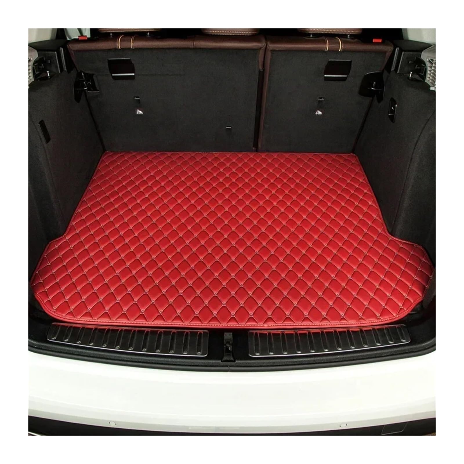 Trunk Mat Stilvolle Kofferraummatten Für F45 2er F46 F22 F23 Innenraum Autozubehör Kofferraumwanne(Rot) von ASFDSG