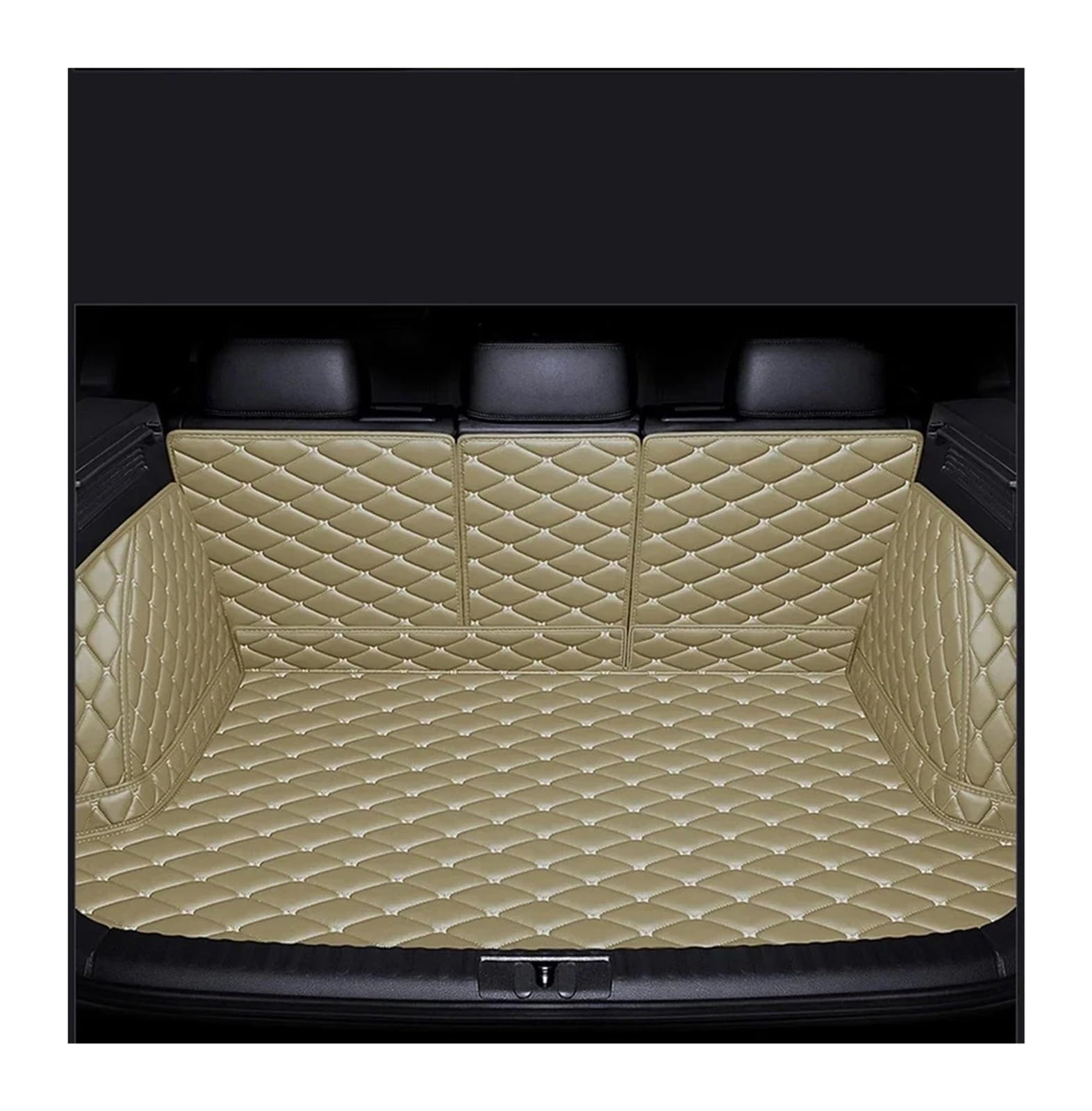 Trunk Mat Vollständige Abdeckung Kofferraummatten Für Toyota Für Alphard 2015-2022 2011-2014 Für FJ Für Cruiser Innendetails Autozubehör Kofferraumwanne(Beige) von ASFDSG