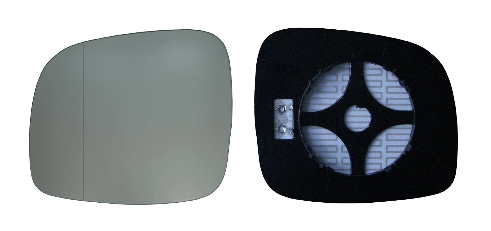 ASG Technik Außenspiegel Spiegelglas Ersatzglas kompatibel mit CHRYSLER Grand Voyager V RT bis Baujahr 2012 von ASG Technik