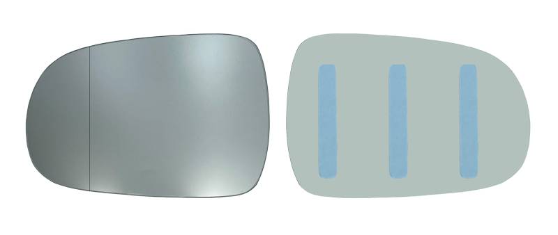 ASG Technik Außenspiegel Spiegelglas Ersatzglas kompatibel mit DAIHATSU Sirion M1 von ASG Technik