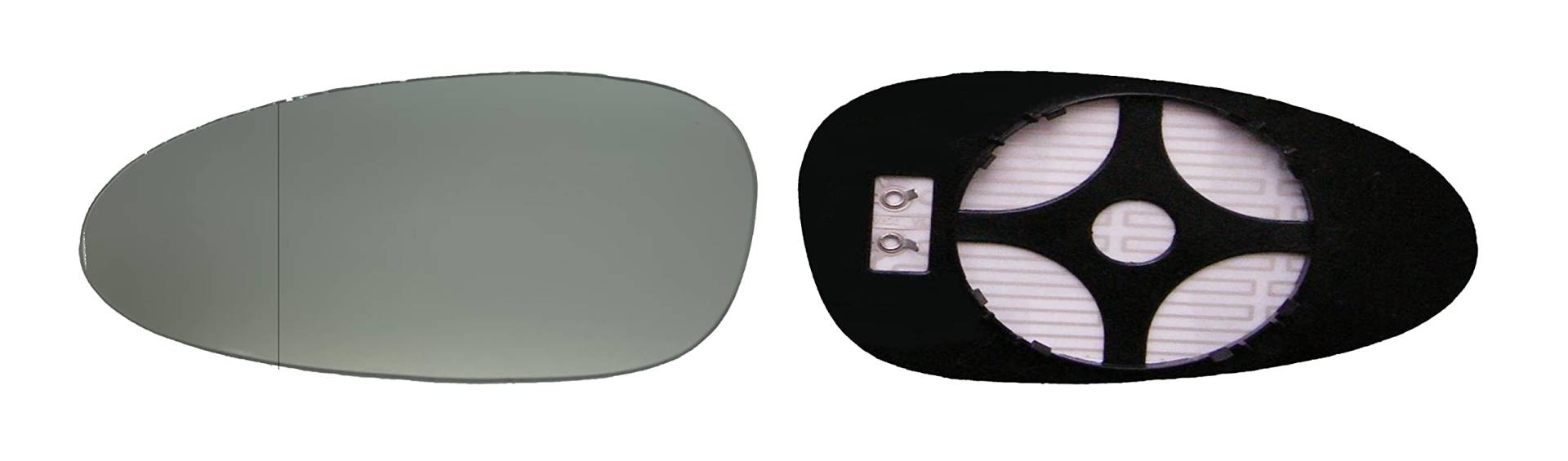 ASG Technik Außenspiegel Spiegelglas Ersatzglas kompatibel mit Porsche 911, 997 Cayman, 997 Boxster Baujahr 2005 - 2009 von ASG Technik