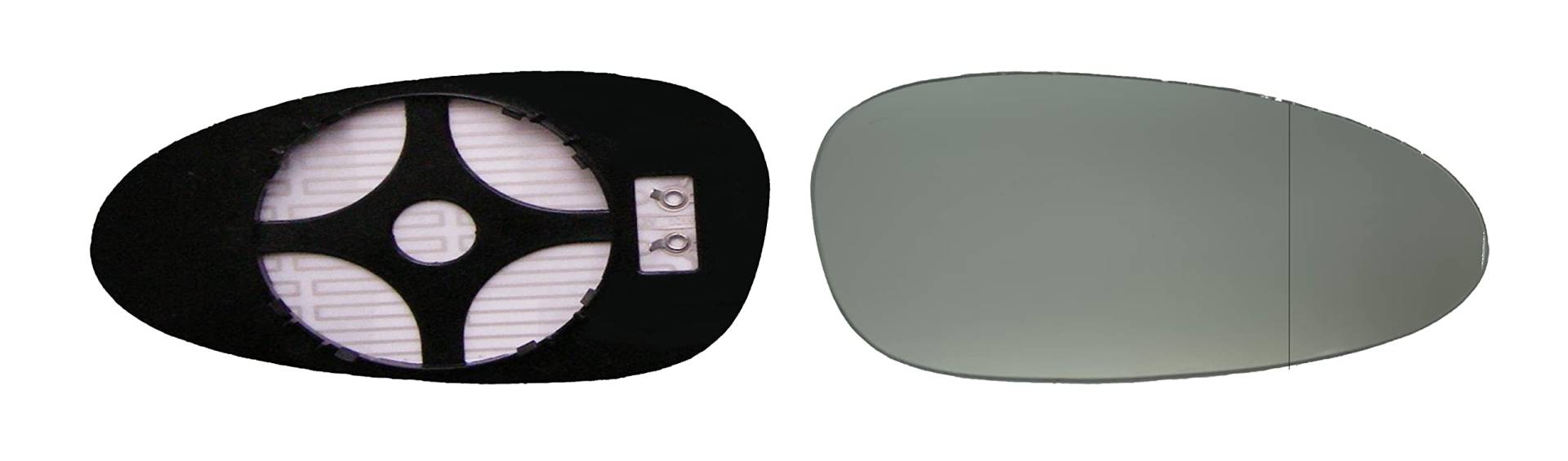 ASG Technik Außenspiegel Spiegelglas Ersatzglas kompatibel mit Porsche 911, 997 Cayman, 997 Boxster Baujahr 2005 - 2009 von ASG Technik