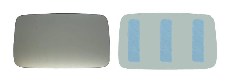 ASG Technik Außenspiegel Spiegelglas Ersatzglas kompatibel mit Porsche 911 Serie G ab 1968-1980 von ASG Technik