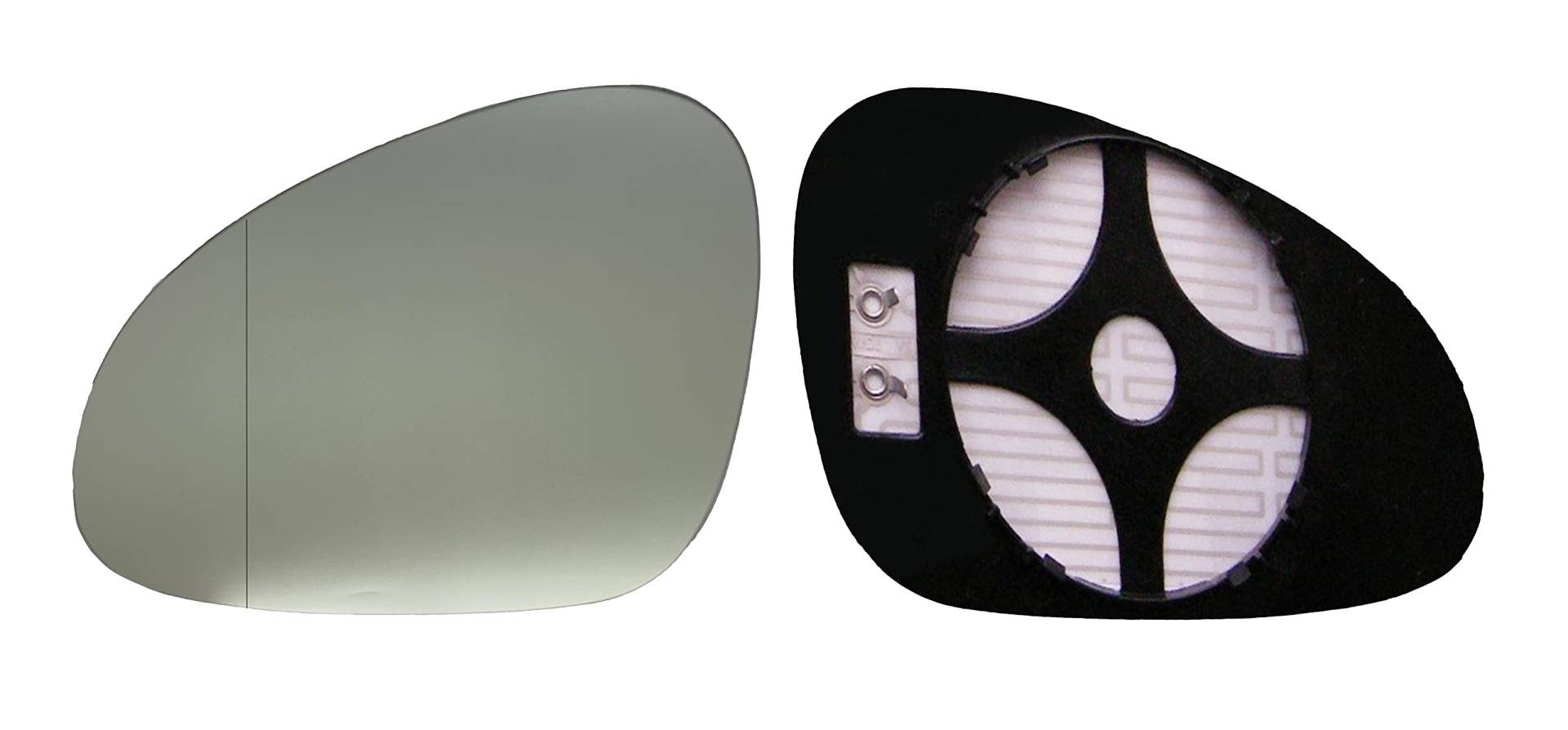ASG Technik Außenspiegel Spiegelglas Ersatzglas kompatibel mit Porsche Cayenne S Typ 92A von ASG Technik