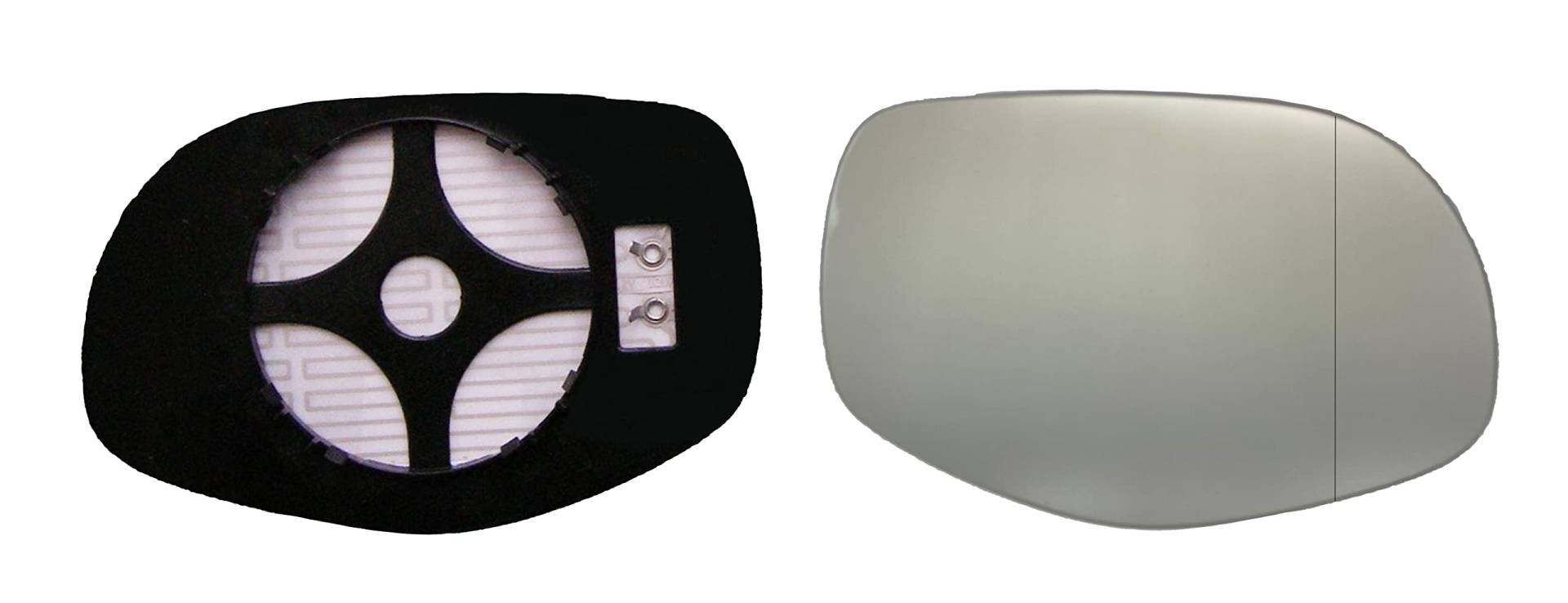 ASG Technik Außenspiegel Spiegelglas Ersatzglas kompatibel mit Porsche Cayenne ab 2007-2010 von ASG Technik