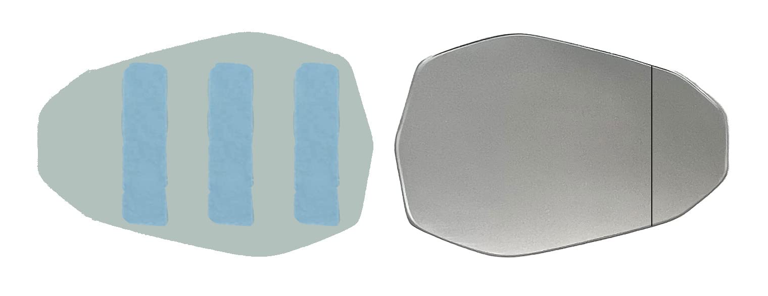 ASG Technik Spiegelglas Ersatzglas kompatibel mit Motorrad Firma Highsider Victory ASG Technik Spiegelglas Ersatzglas kompatibel mit Motorrad Firma Highsider Victory von ASG Technik