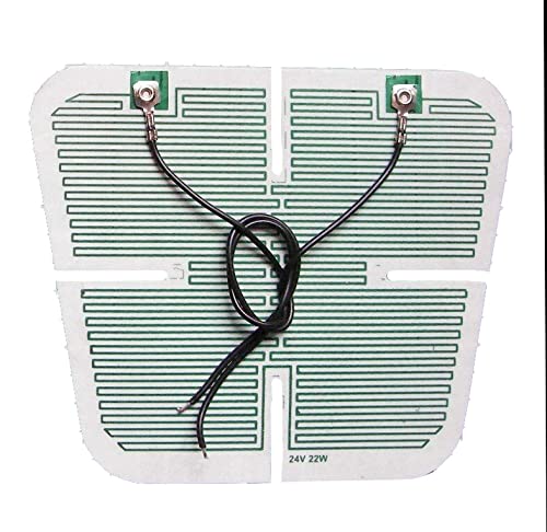 ASG Technik Spiegelheizung/Heizfolie mit Kabel, selbstklebende Beschichtung für einfache Montage, 20 Watt, 24 Volt Breite 180 mm x Höhe 150 mm, Niedervolt, 30-40 Grad, Frostschutz, LKW, PKW ASG Technik Spiegelheizung/Heizfolie mit Kabel, selbstklebende Beschichtung für einfache Montage, 20 Watt, 24 Volt Breite 180 mm x Höhe 150 mm, Niedervolt, 30-40 Grad, Frostschutz, LKW, PKW von ASG Technik