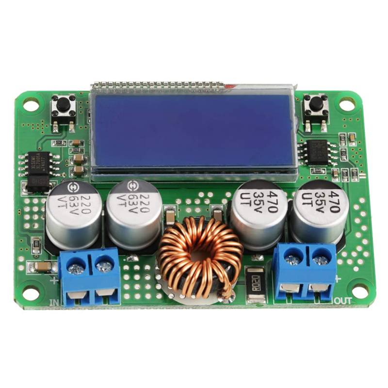 Einstellbares Step-Down-Netzteilplatinenmodul, DC-DC 8-60 V bis 3-32 V max. 7A Einstellbares Buck-Step-Down-Netzteilmodul mit Schale von ASHATA