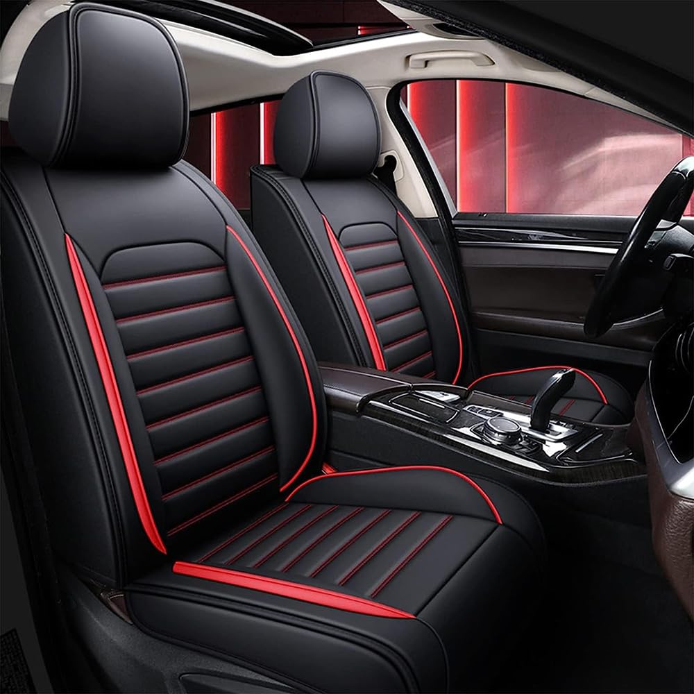 ASHFIT Auto Sitzbezüge Set, Für Ford Kuga III 2019 2020 2021 2022 2023 Vorn und Hinten 5 Sitze, Kompletter Satz Universal-Ledersitzbezüge,D ASHFIT Auto Sitzbezüge Set, Für Ford Kuga III 2019 2020 2021 2022 2023 Vorn und Hinten 5 Sitze, Kompletter Satz Universal-Ledersitzbezüge,D von ASHFIT