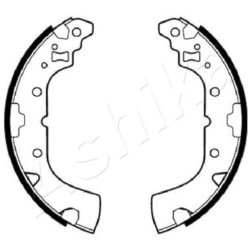 ASHIKA Bremsbackensatz 55-05-523 hinten 30mm ASHIKA Bremsbackensatz 55-05-523 hinten 30mm von ASHIKA