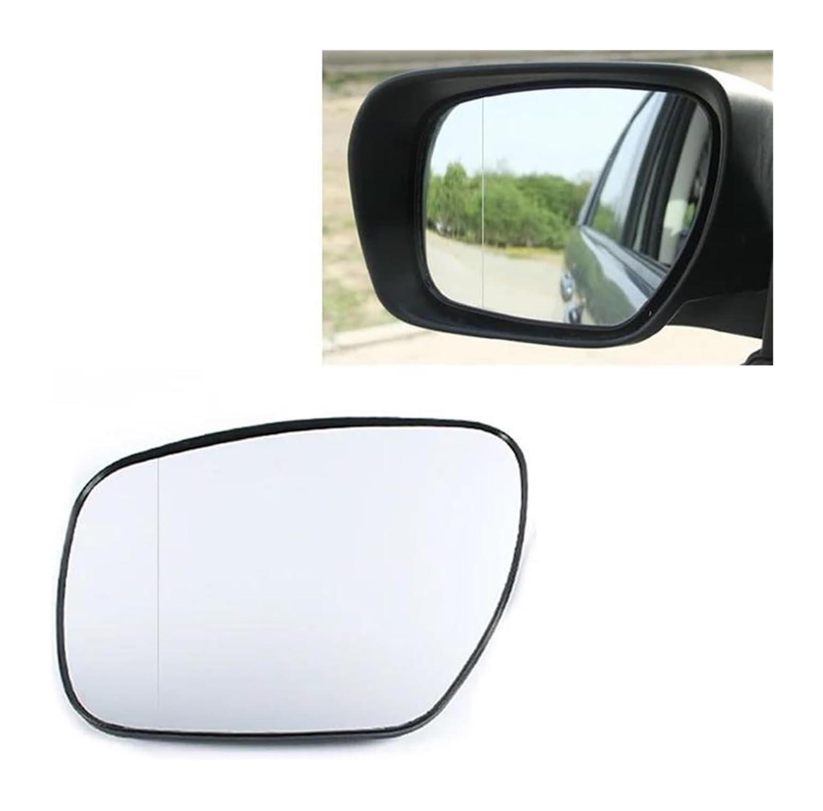 Abdeckungen Seitenspiegel Für Mazda CX-7 CX7 Außen Rearview Außenspiegel Objektiv Tür Flügel Rückspiegel Glas Mit Heizung Abdeckungen Auto Spiegel(2PCS left and right) von ASHILD