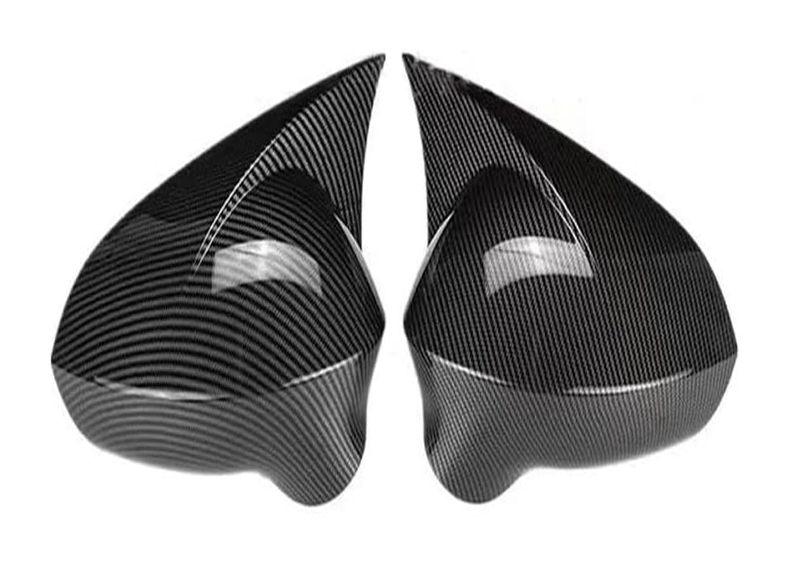 Abdeckungen Seitenspiegel Für Seat Für Leon MK2 1P Facelift Für Exeo 3R Für Ibiza MK4 6J 2008-2017 Seite Rückspiegel Abdeckung Kappen Abdeckungen Auto Spiegel(Carbon Look) von ASHILD