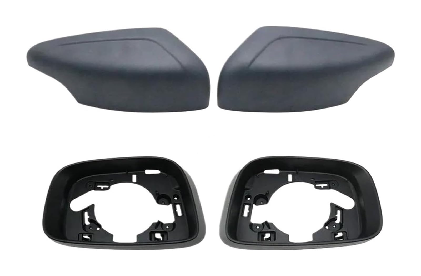 Abdeckungen Seitenspiegel Für Volvo XC60 2009-2013 Äußeres Links Rechts Rückspiegel Abdeckkappe Set Gehäuse Schalen Außen Seite Flügel Spiegel Abdeckung Kappe Rahmen(Unpainted,4PCS) von ASHILD