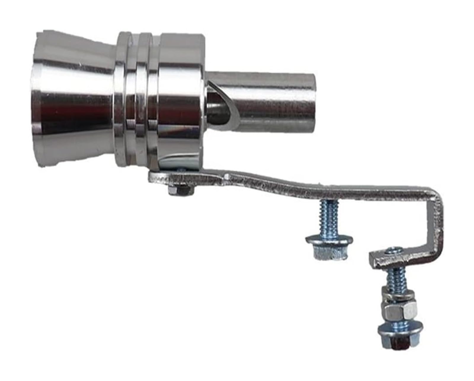 Auto Abgasschlauch Auspuffspitze Universal Simulator Whistler Auspuff Turbo Whistle Pipe Sound Schalldämpfer Blow Off Auspuff Endrohr(Silber,XL) von ASHILD