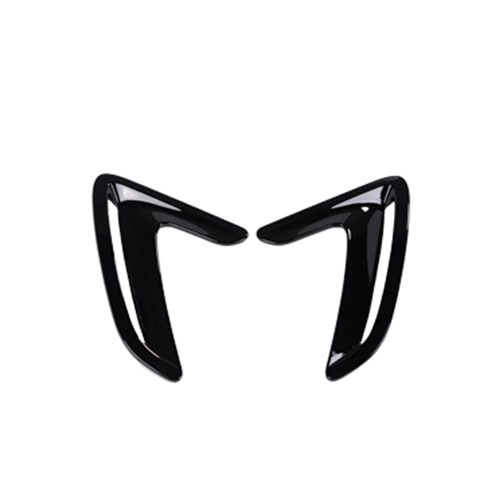 ASHILD Auto Außen Lufteinlässe Für B&MW Für 3 Für GT Für F34 2013-2017 Auto Seite Vent Air Flow Kotflügel Aufkleber (Farbe : Schwarz) von ASHILD