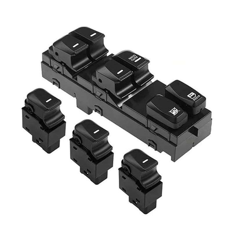 Steuerschalter Schaltfläche Für Hyundai Für Tucson 2010-2015 Elektrische Fenster Schalter Power Master Control Glas Heber Regler 93571-2S000(Auto Down Set) von ASHILD