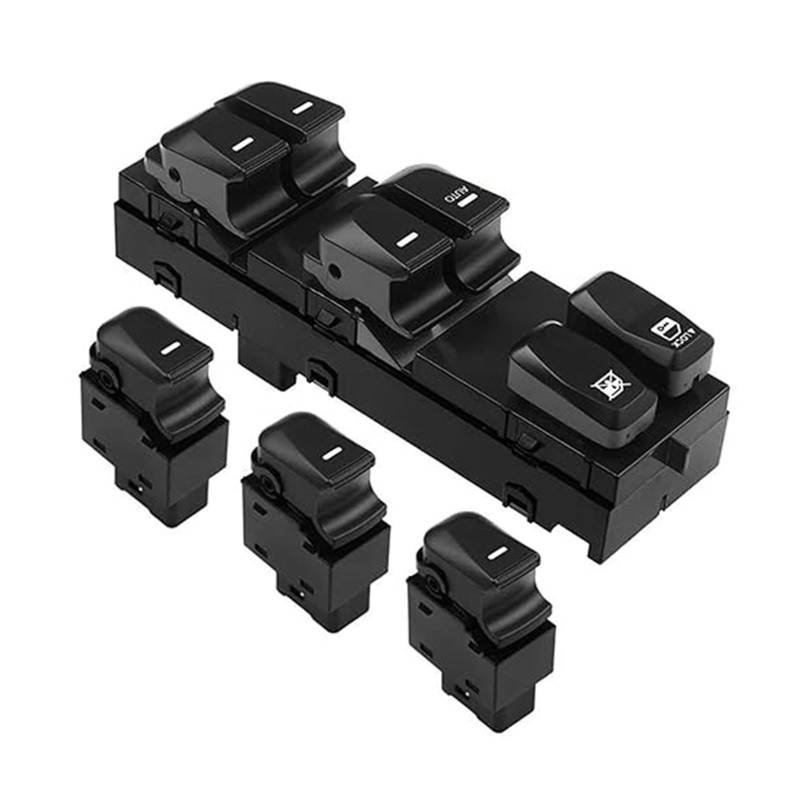 Steuerschalter Schaltfläche Für Hyundai Für Tucson 2010-2015 Elektrische Fenster Schalter Power Master Control Glas Heber Regler 93571-2S000(Auto Set) von ASHILD
