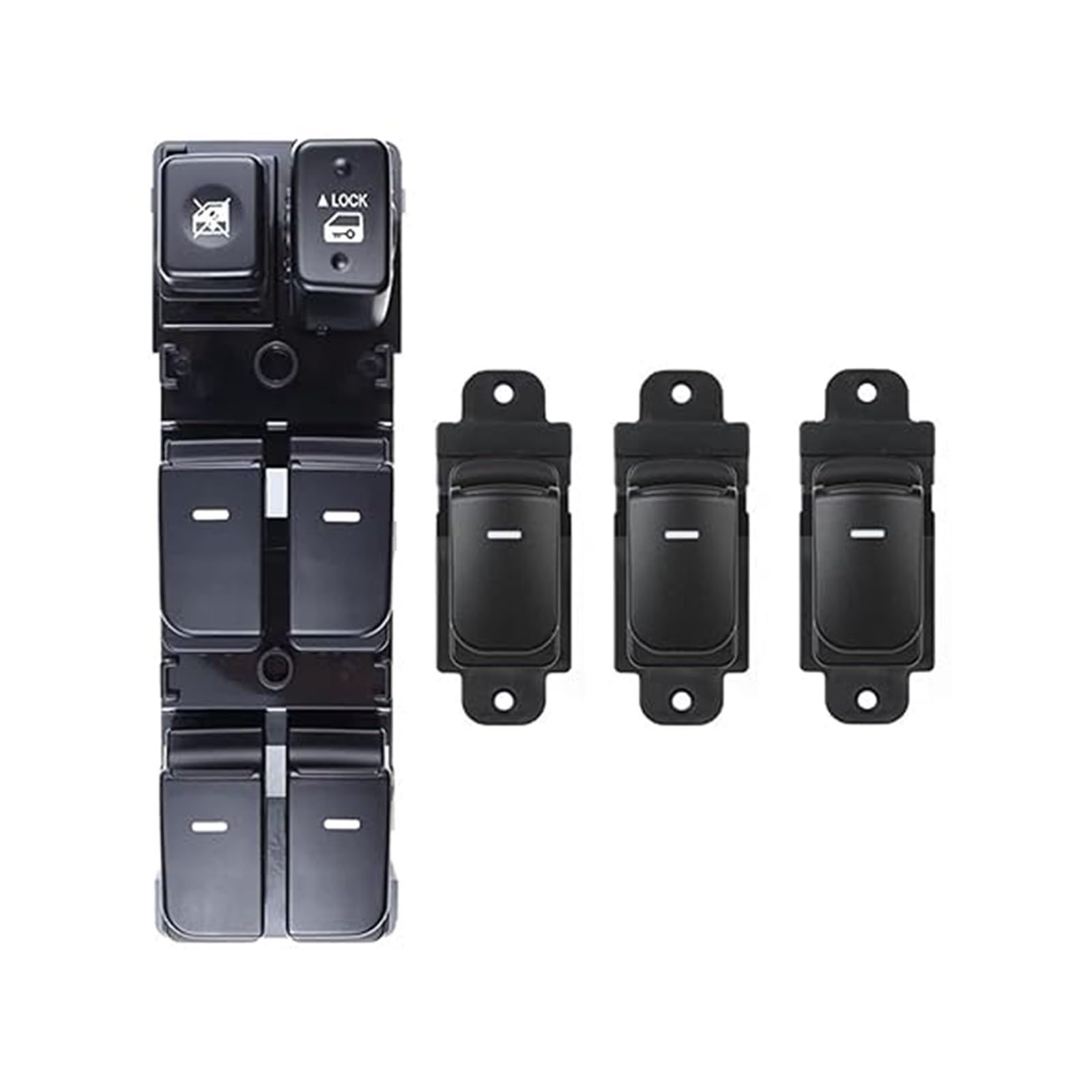 Steuerschalter Schaltfläche Für Kia Für Forte Für Cerato 2010 2011 2012 Auto Elektrische Power Master Fenster Control Heber Taste Schalter 93570-1X000 935701X000(A Set Switch) von ASHILD