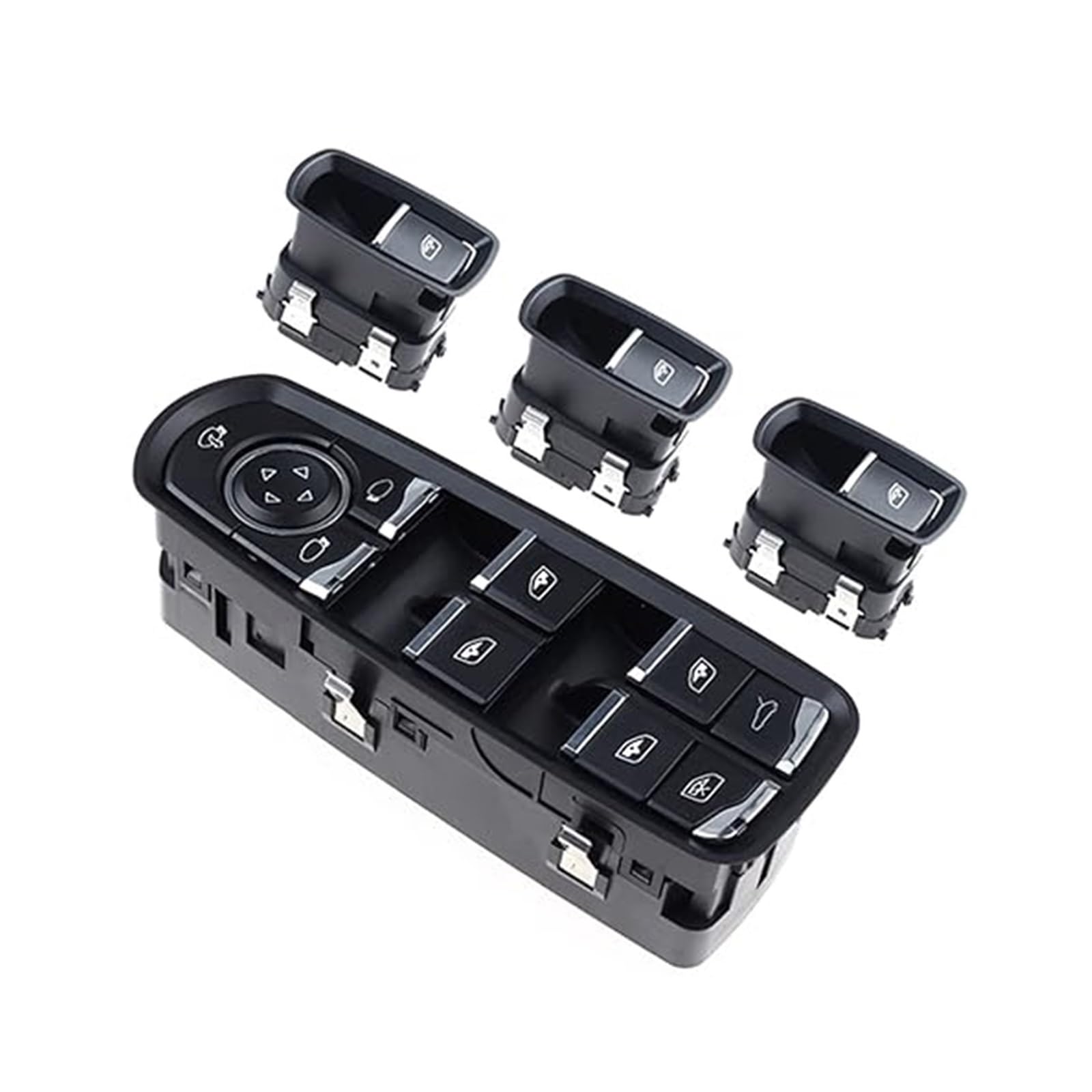 Steuerschalter Schaltfläche Für Panamera Für Cayenne Für Macan 2011-2017 7PP959855C 7PP959858RDML 7PP959858MDML Auto Power Fenster Control Button Schalter(with Window Logo Set) von ASHILD
