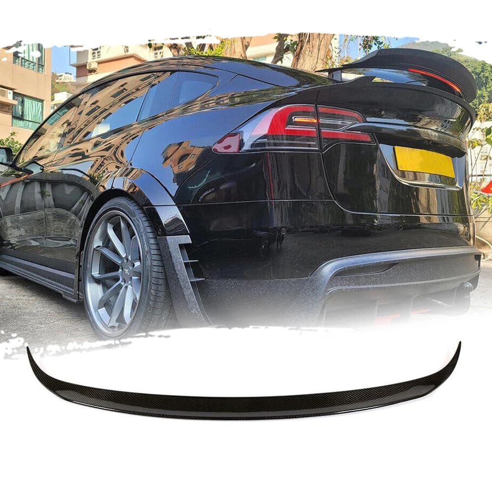 Auto Heckspoiler, für Tesla Model X 2016-2022 75D 90D P90D 100D P100D HeckspoilerflüGel Kofferraumdachspoiler Auto Tuning von ASILOP