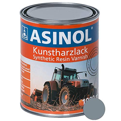 ASINOL Atlas anthrazit hochglänzend 1 Liter, 1.000ml Kunstharzlack von ASINOL