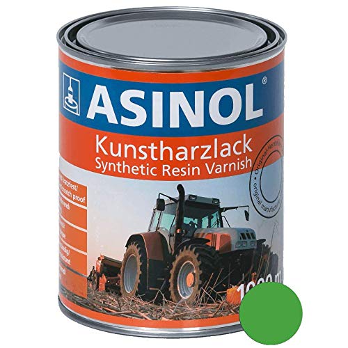 ASINOL Joskin Grün hochglänzend 1 Liter, 1.000ml Kunstharzlack von ASINOL