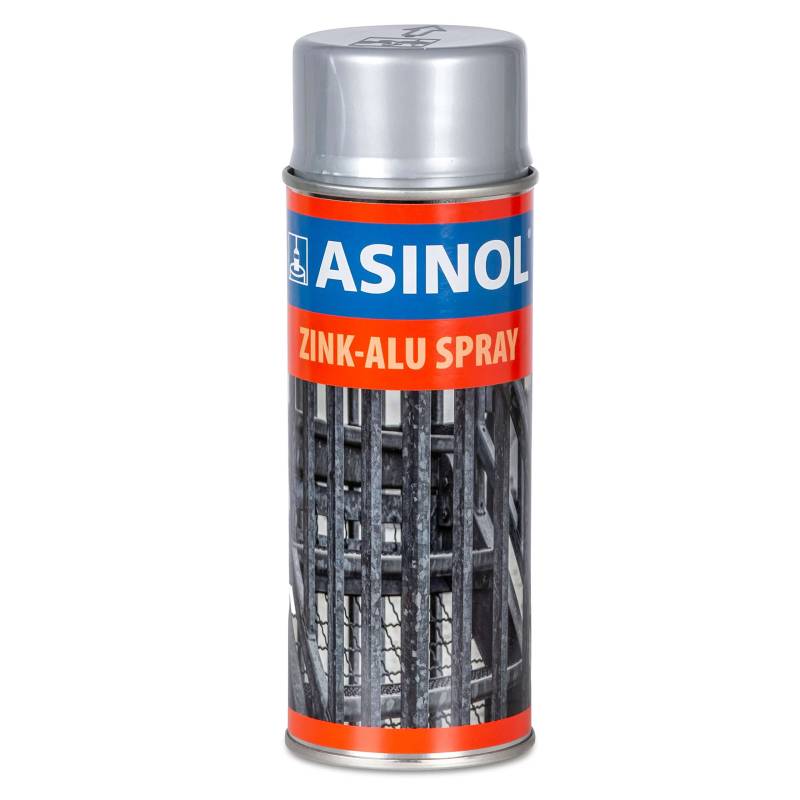 ASINOL Zink-Alu Spray Korrosionsschutz Grundierung Zinkspray 400 ml Spraydose von ASINOL